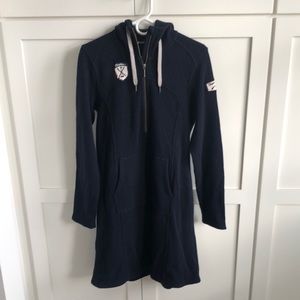 Bergans of Norway size L Navy 1917 Kollen Wool Lady Dress